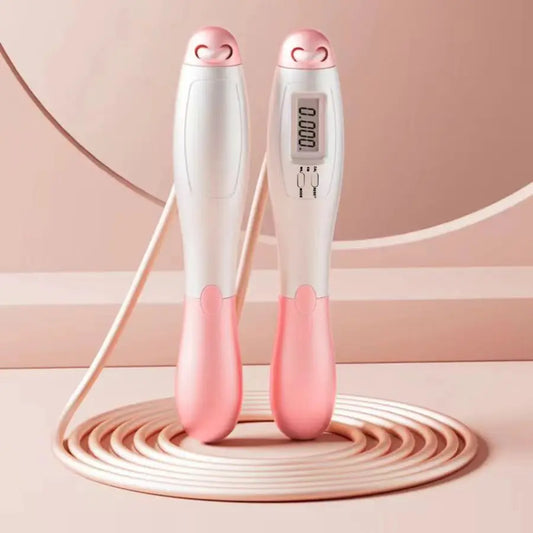 1 Set of Steel Wire Rope Counting Skipping Rope Cordless Weight-Bearing Skipping Rope Weight Loss Fitness Equipment Sports Equip