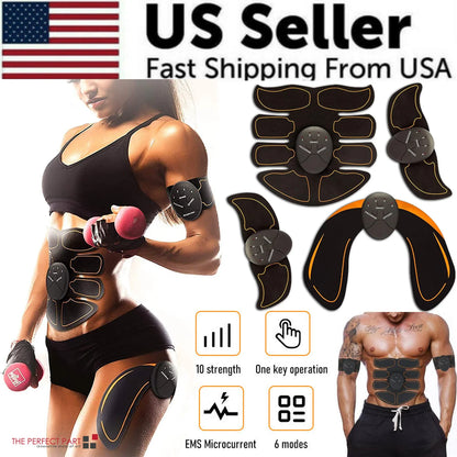 EMS Abdominal Muscle Toning Trainer and Stimulator Fitness Belt