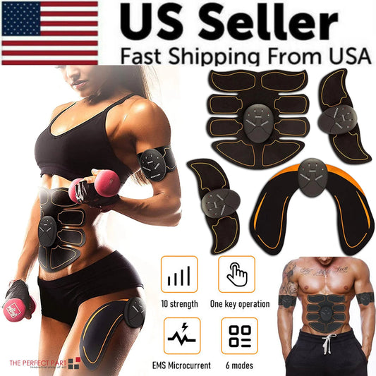EMS Abdominal Muscle Toning Trainer and Stimulator Fitness Belt