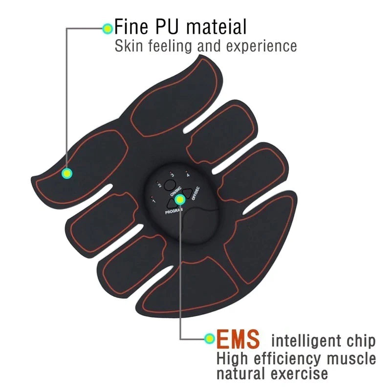 EMS Abdominal Muscle Toning Trainer and Stimulator Fitness Belt