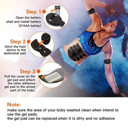 EMS Abdominal Muscle Toning Trainer and Stimulator Fitness Belt