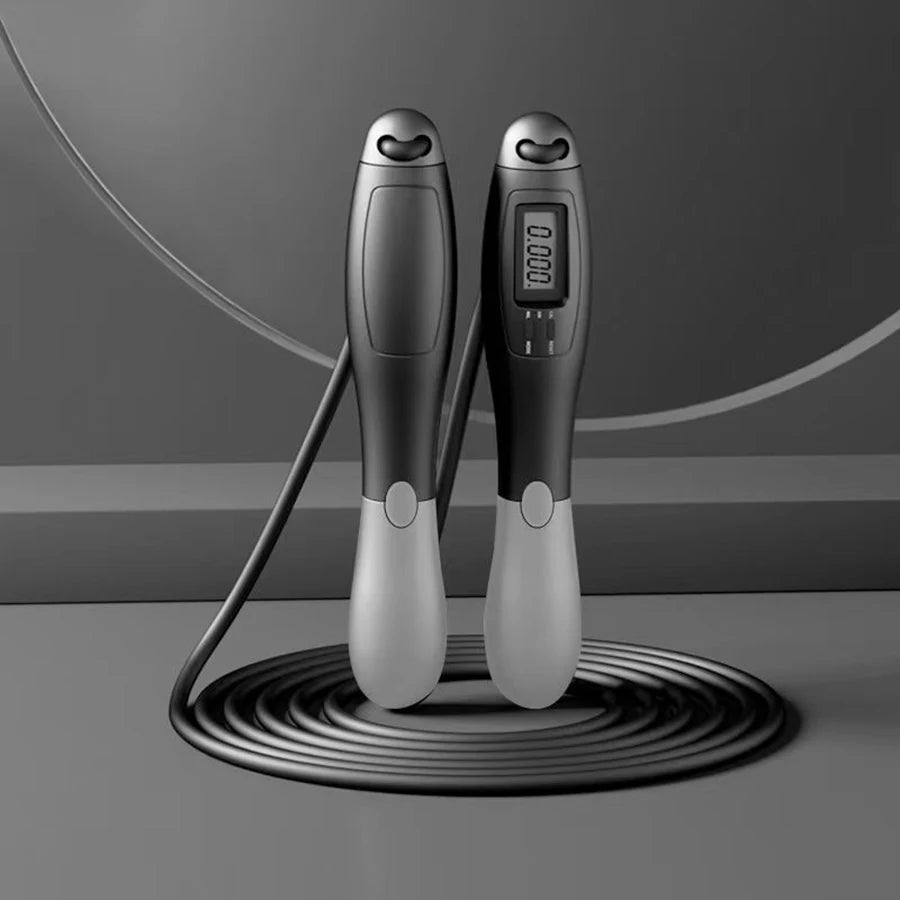 1 Set of Steel Wire Rope Counting Skipping Rope Cordless Weight-Bearing Skipping Rope Weight Loss Fitness Equipment Sports Equip