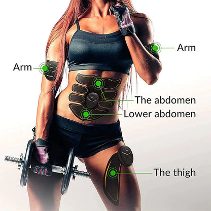 EMS Abdominal Muscle Toning Trainer and Stimulator Fitness Belt