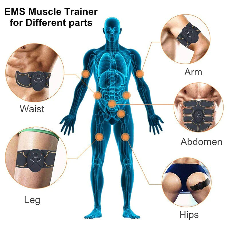 EMS Abdominal Muscle Toning Trainer and Stimulator Fitness Belt